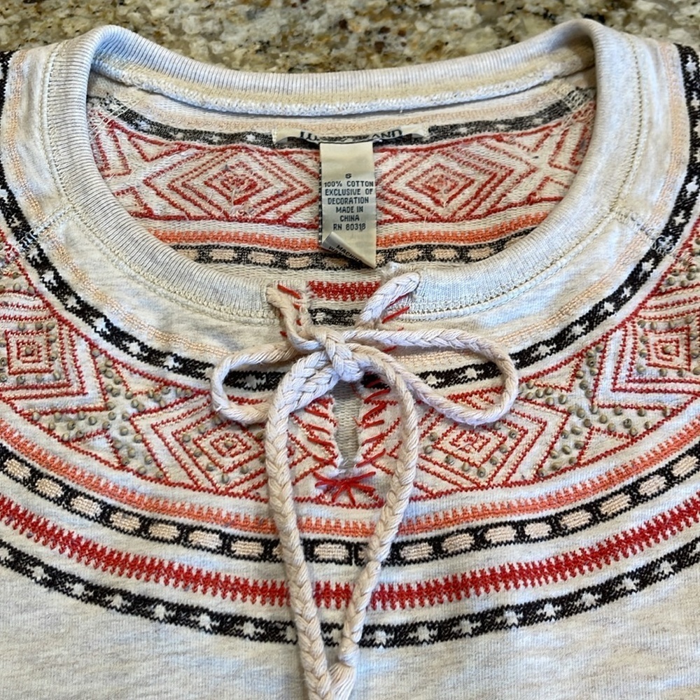 LUCKY BRAND Pullover Size Small - Picture 3 of 6